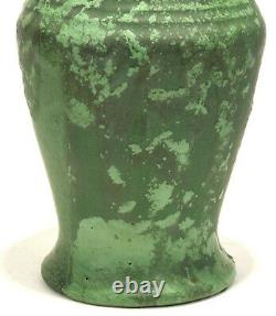 Wheatley Pottery Company Matte Green Arts And Crafts 10 Tall Vase