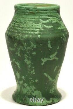 Wheatley Pottery Company Matte Green Arts And Crafts 10 Tall Vase