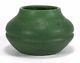 Wheatley Pottery Matte Grueby Green Spiral Wave Design Vase Arts & Crafts