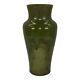 William J. Walley Vintage Arts And Crafts Hand Made Pottery Green Ceramic Vase