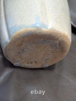 Zanesville Arts&Crafts Pottery Vase 795 Gourd Form, Amazing Green Glaze, 8 1/2