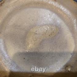 Zanesville Peters & Reed Arts & Crafts Landsun Bowl Matte Blue Grey Glaze 7.7