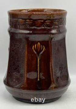 Zanesville Pottery #11 Vase Arts and Crafts, Brown