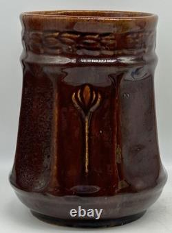 Zanesville Pottery #11 Vase Arts and Crafts, Brown