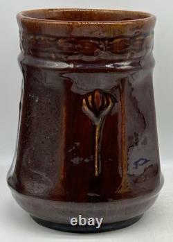 Zanesville Pottery #11 Vase Arts and Crafts, Brown