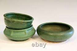 Zanesville Pottery Planter Bowl Homespun Stone Age Modern Arts & Crafts 11x14