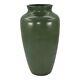Zanesville Stoneware 1920s Vintage Arts And Crafts Pottery Matte Green Vase 37