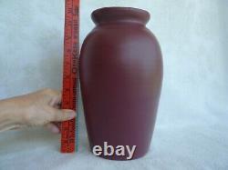 Zanesville Stoneware Pottery Co. Arts & Crafts Era Rare B4 Matte 11 Vase