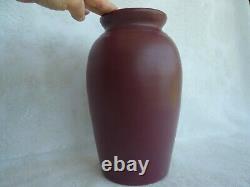 Zanesville Stoneware Pottery Co. Arts & Crafts Era Rare B4 Matte 11 Vase