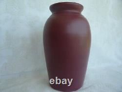 Zanesville Stoneware Pottery Co. Arts & Crafts Era Rare B4 Matte 11 Vase