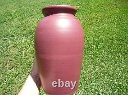 Zanesville Stoneware Pottery Co. Arts & Crafts Era Rare B4 Matte 11 Vase