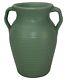Zanesville Stoneware Pottery Matte Green Arts And Crafts Ceramic Vase 523