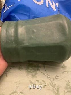 Zanesville Stoneware Pottery Matte Green Vase Arts & Crafts